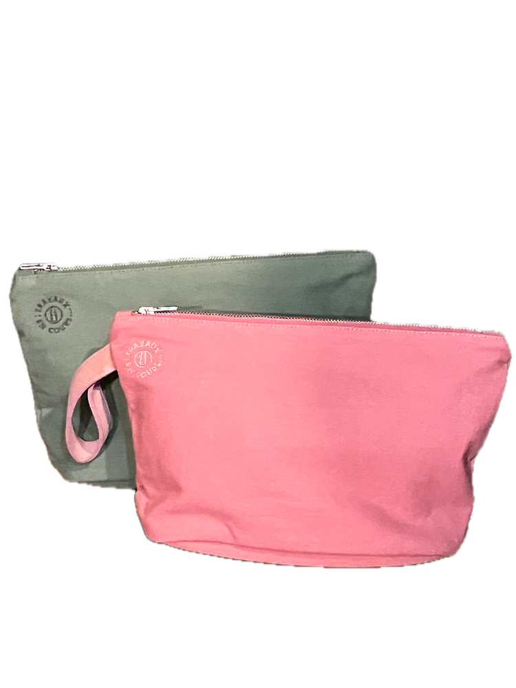LIGHT CANVAS TOTE & POCHETTE SET