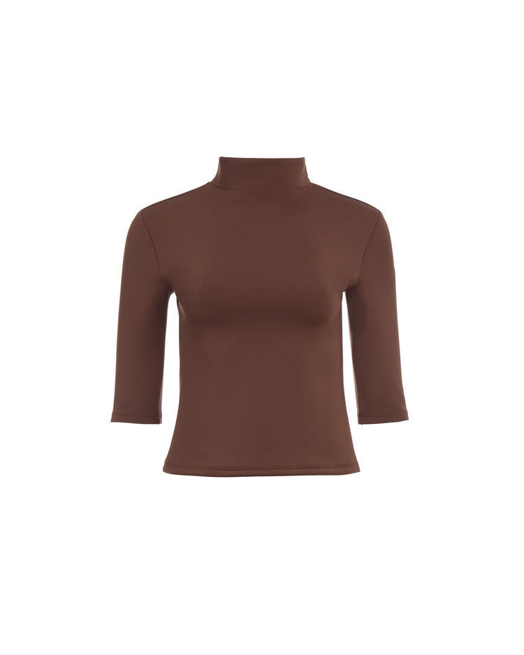 Thea Top in Chocolate
