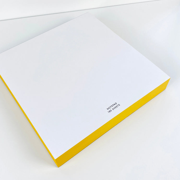 Classic Edged Pads: Matte Yellow