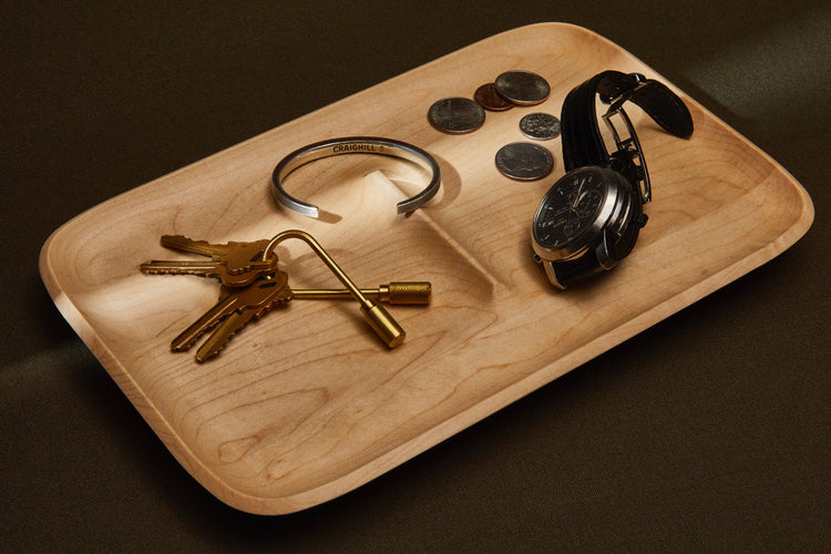 Closed Helix Keyring in Brass