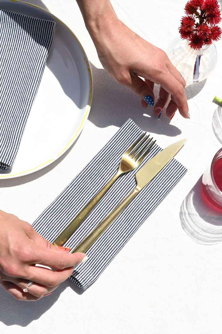 Hickory Stripe Napkin, Set of Four