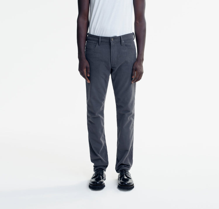 Buñuel Men’s Cotton Moleskin Pant in Grey