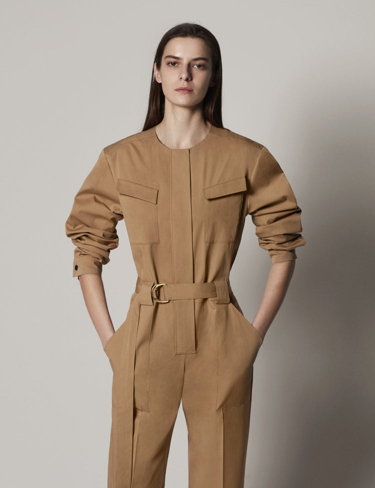 Women’s Collarless Jumpsuit