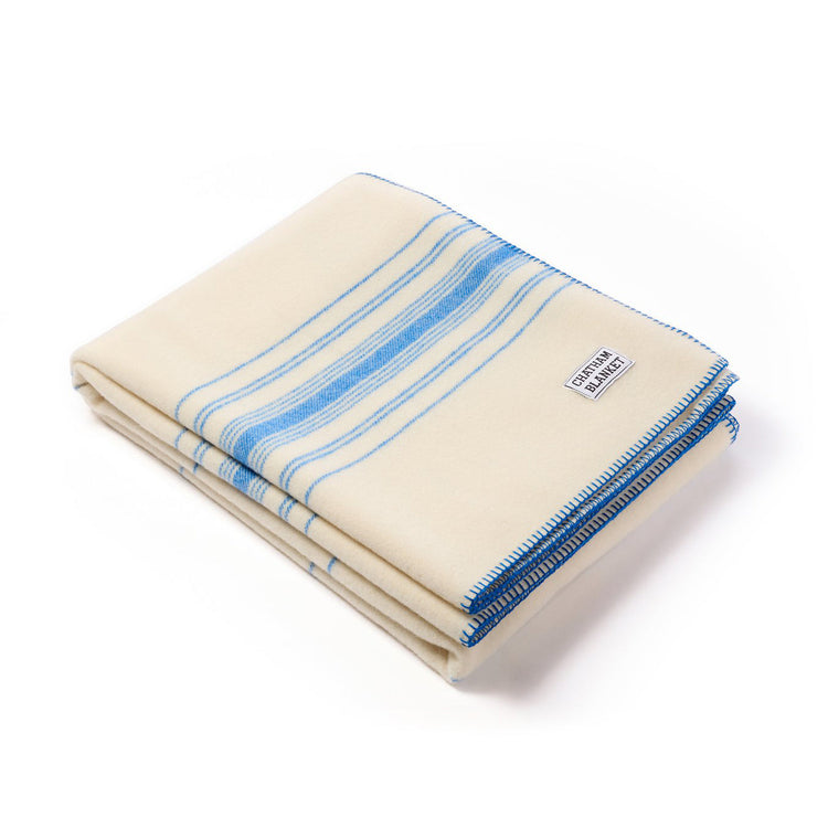 Blue-Stripe Throw