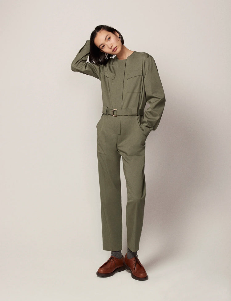 Women’s Collarless Jumpsuit