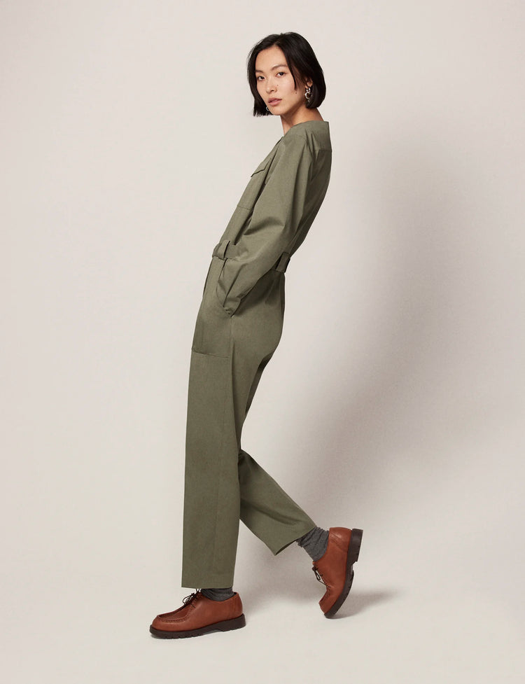 Women’s Collarless Jumpsuit