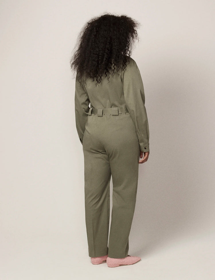 Women’s Collarless Jumpsuit