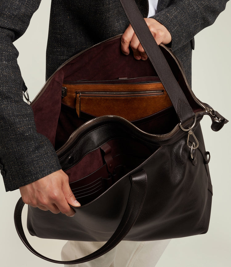 Nomad All Day Bag in Cacao Buffalo