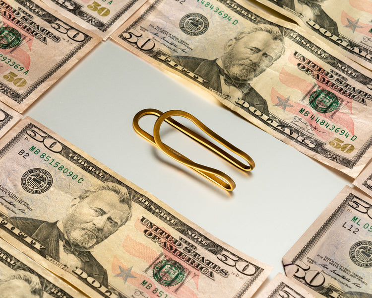 Station Money Clip in Vapor Bronze