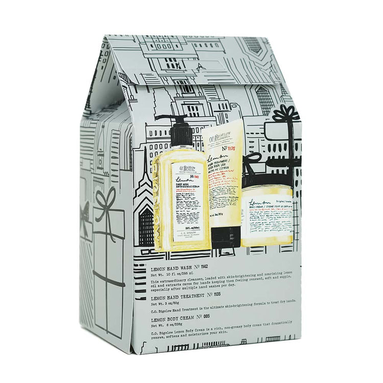 Lemon Bath & Body Care Apothecary Box