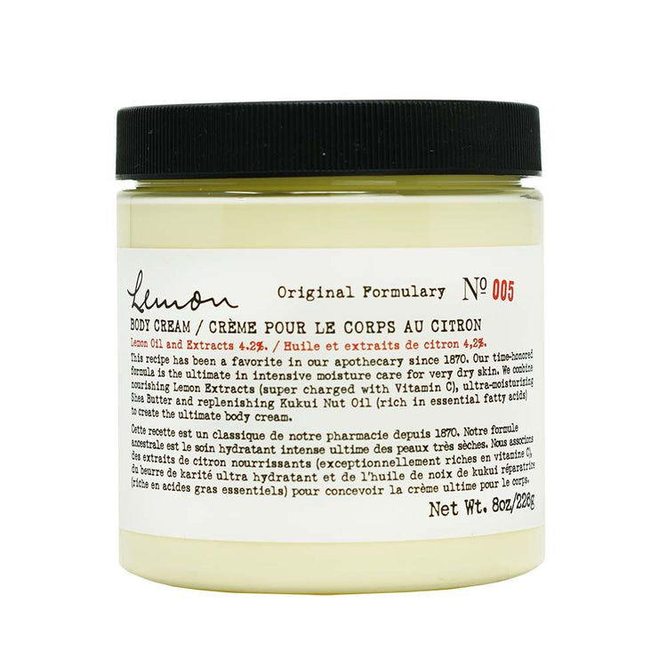 Lemon Body Cream, 8 oz