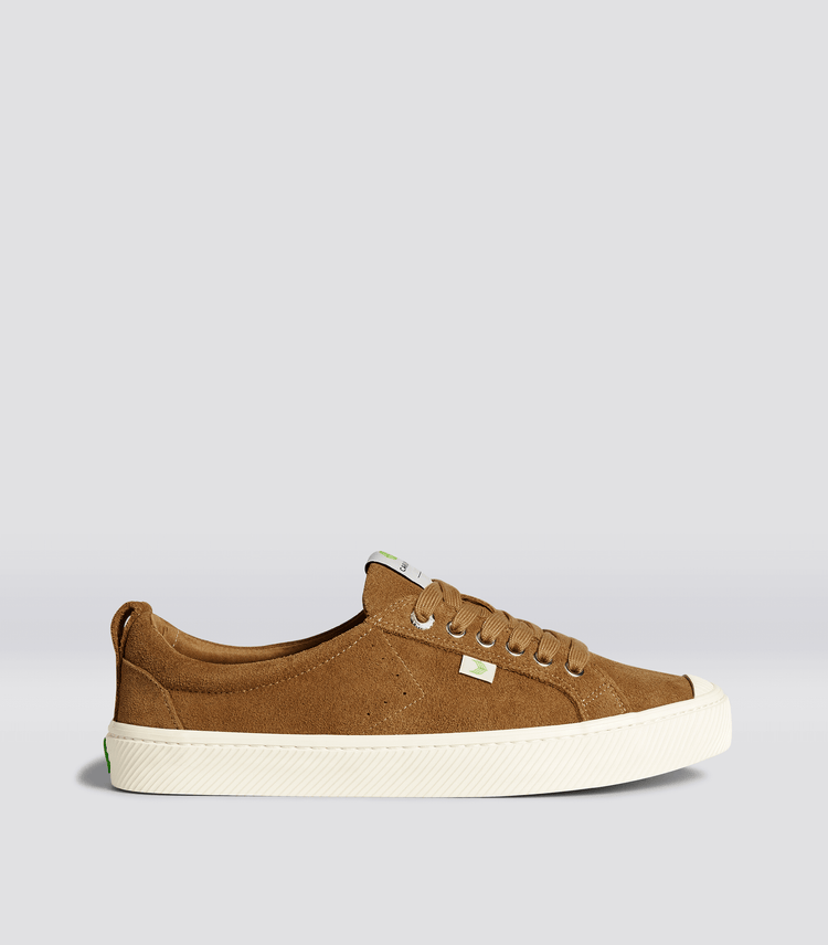 Men’s Oca Low-Top Camel Suede Sneaker