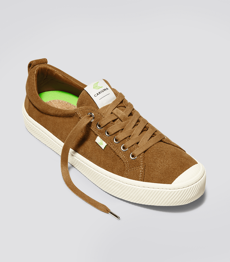 Men’s Oca Low-Top Camel Suede Sneaker
