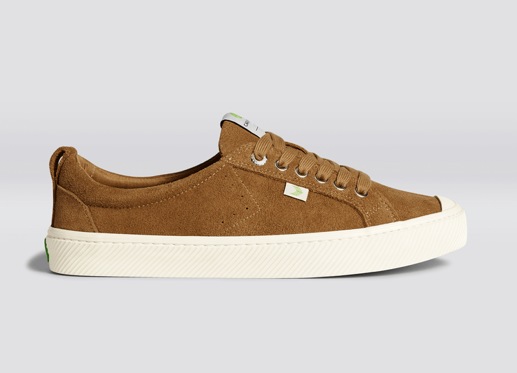 Men’s Oca Low-Top Camel Suede Sneaker