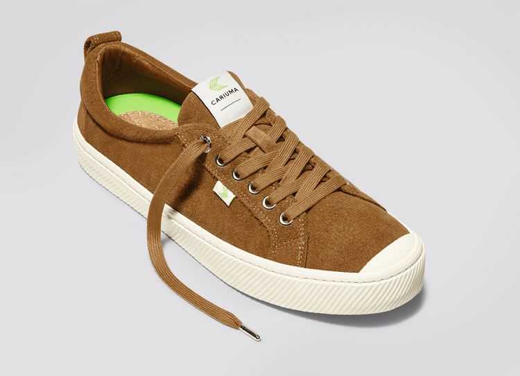 Men’s Oca Low-Top Camel Suede Sneaker