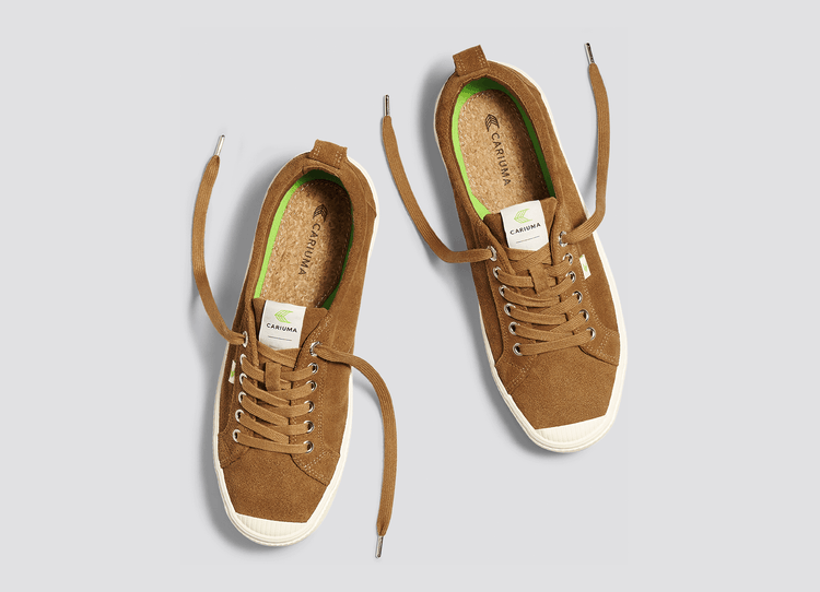 Men’s Oca Low-Top Camel Suede Sneaker
