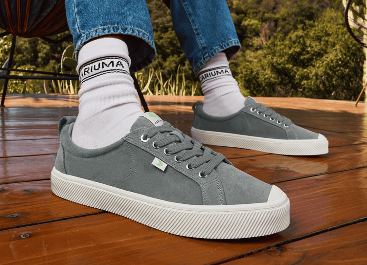 Men’s Oca Low-Top Camel Suede Sneaker