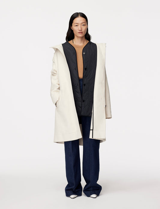 3 In 1 Parka in Off White