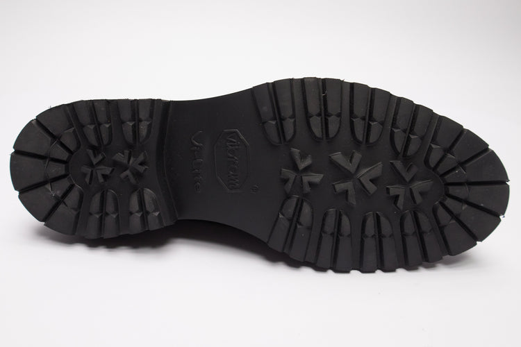 Guinevere Brogue Derby Shoes in Black