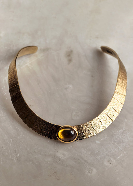 Athena Citrine Collar