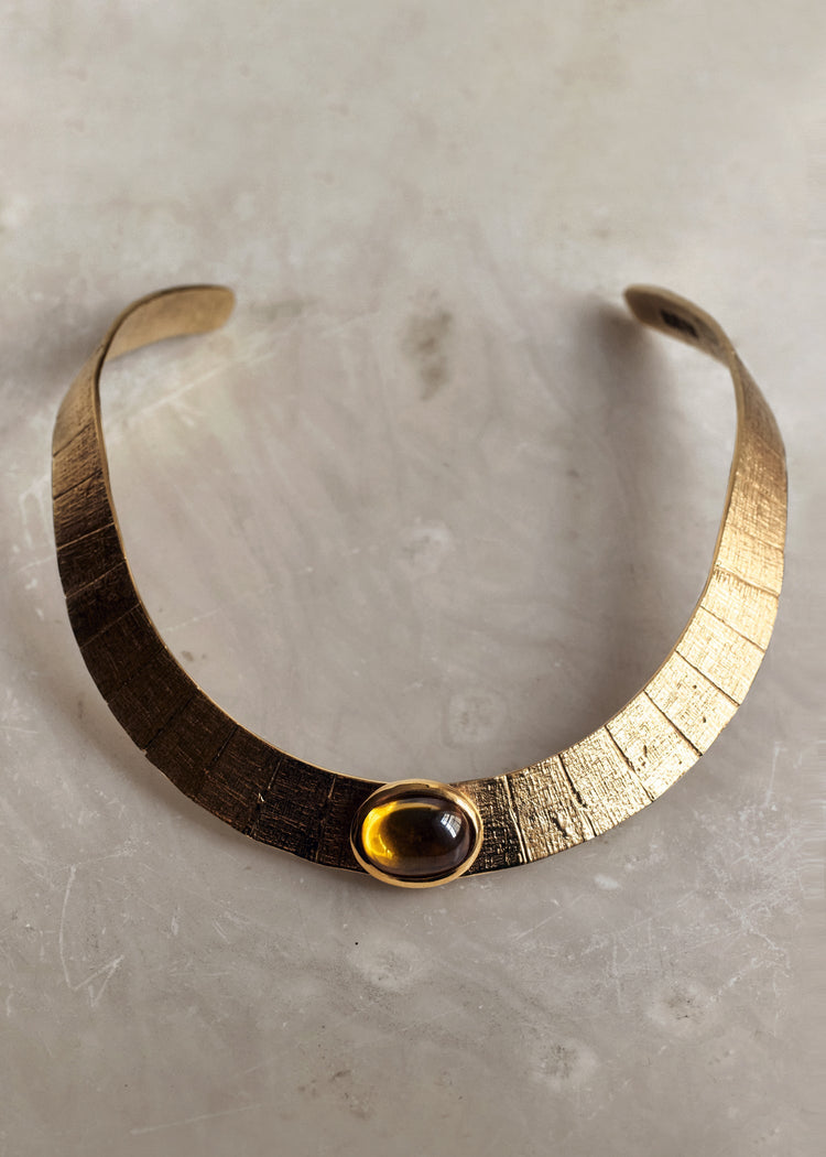 Athena Citrine Collar