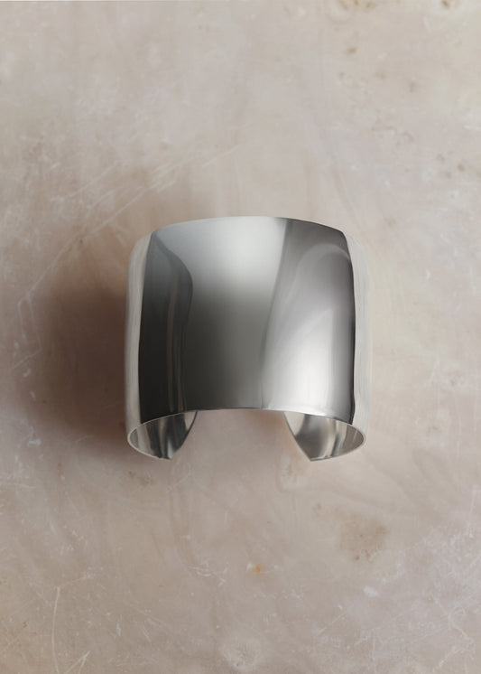 Gemma Cuff Bracelet in Silver