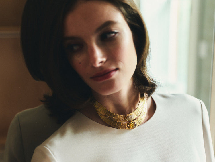 Athena Citrine Collar