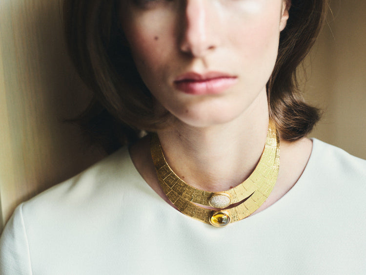 Athena Citrine Collar