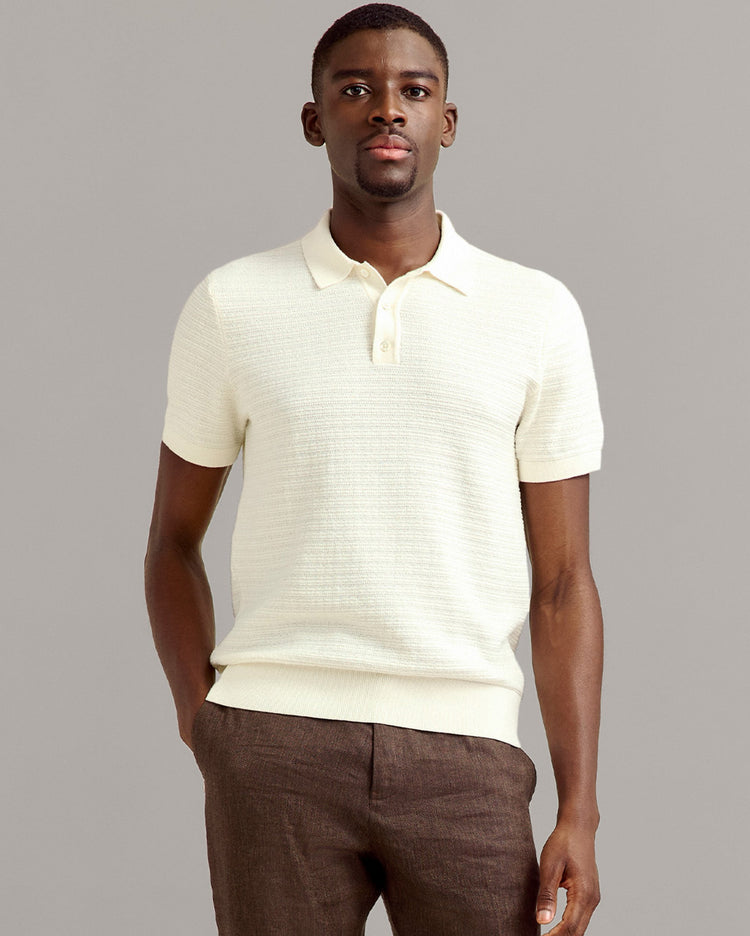 Lachlan Links Polo in White