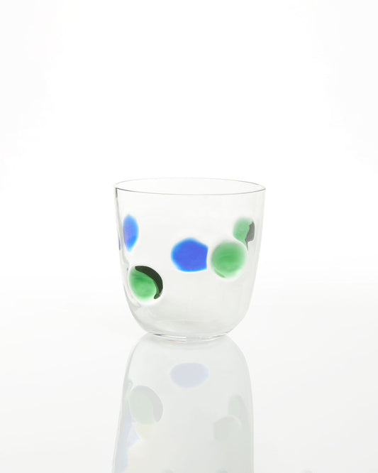 I Diversi: Blue & Green Polka Dot