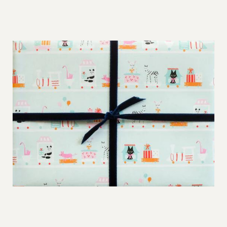 Choo Choo Train Gift Wrap Roll
