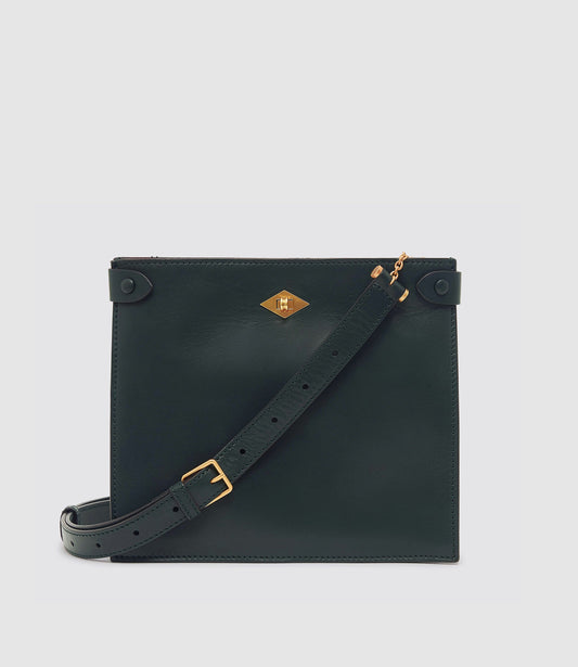 Stowaway Crossbody in Buttery Nappa Foresta
