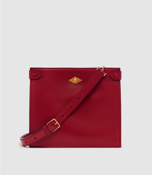 Stowaway Crossbody in Buttery Nappa Pomodoro