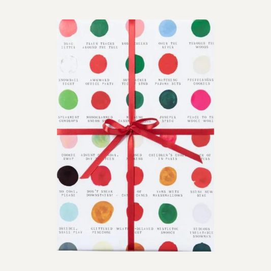 Holiday Color Palette Gift Wrap