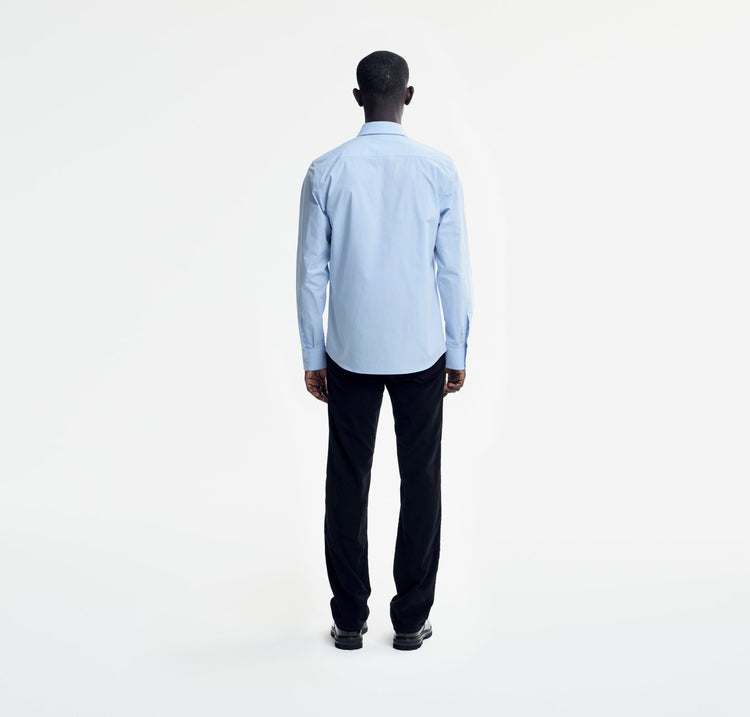 Henry Men’s Poplin Shirt in Blue