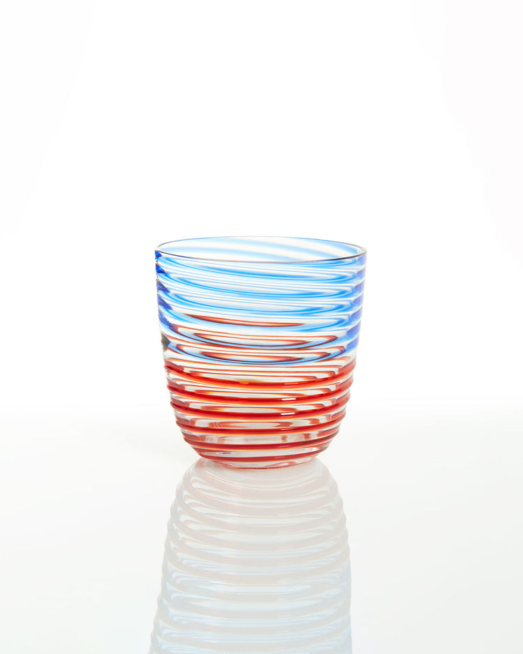 I Diversi: Sky Blue & Red Spiral