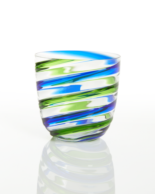 I Diversi: Blue & Green Spiral