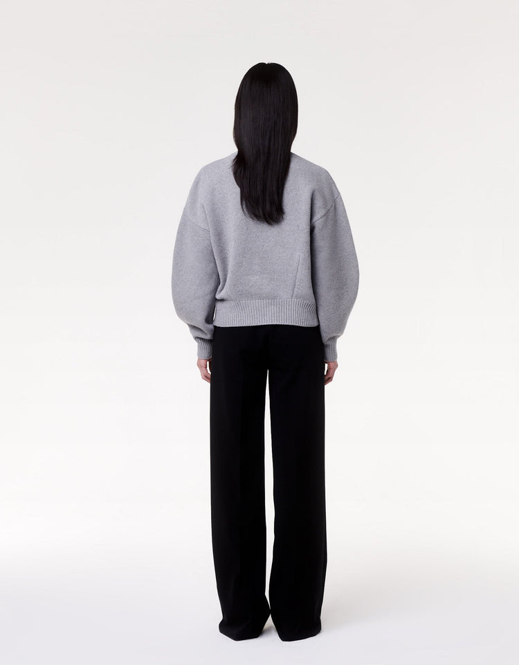 Cashmere Knit Sweatshirt