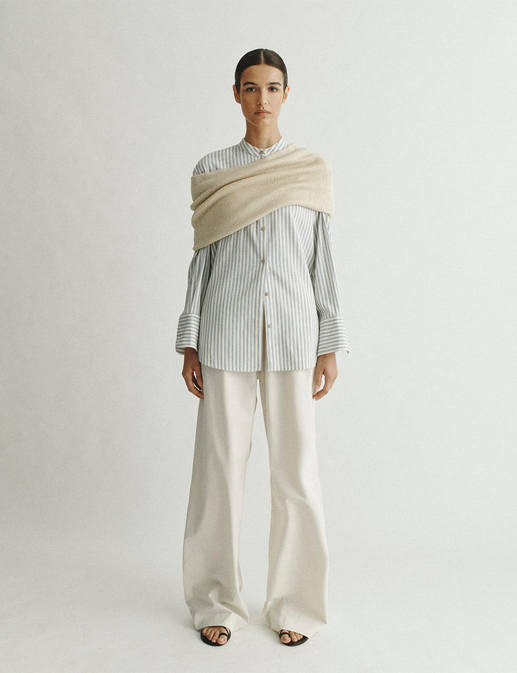 The Slouch Pants in Cotton Poplin