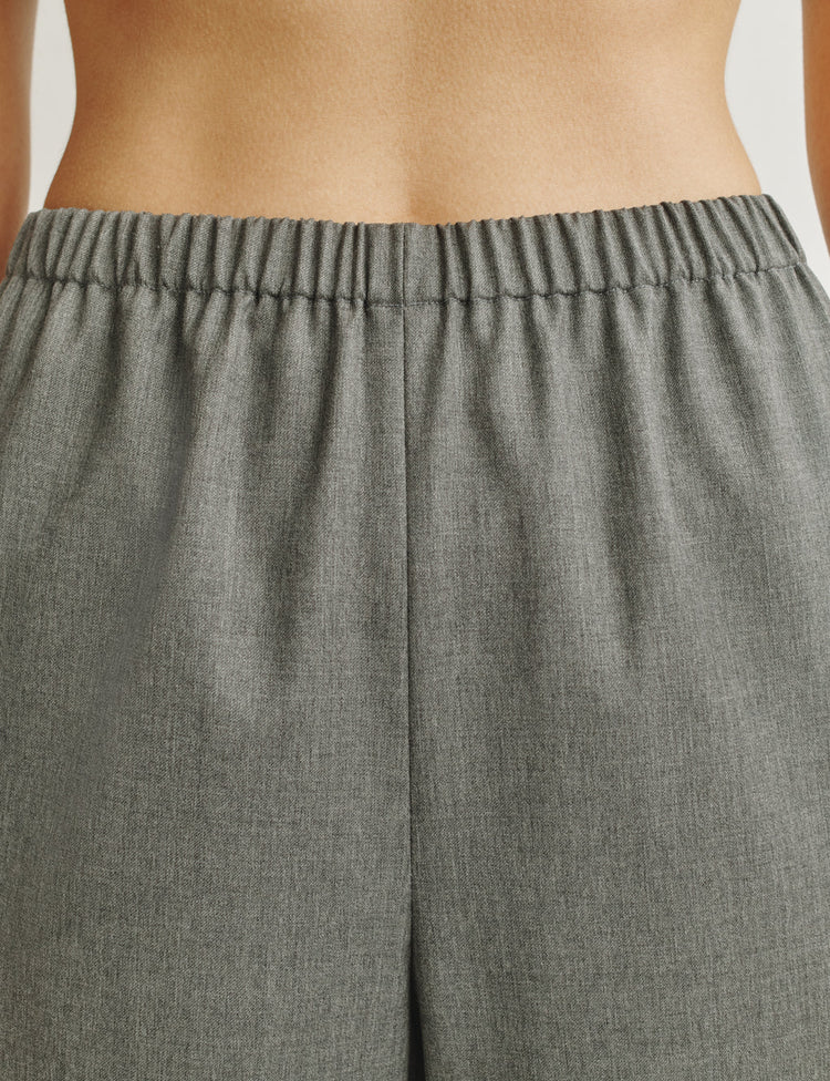 The Relaxed Pants in Lightweight Mélange Wool