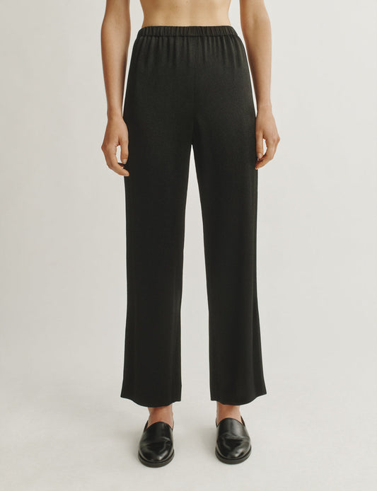 The Relaxed Pant in Hammered Satin