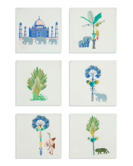 Elephant Family Cocktail Napkins