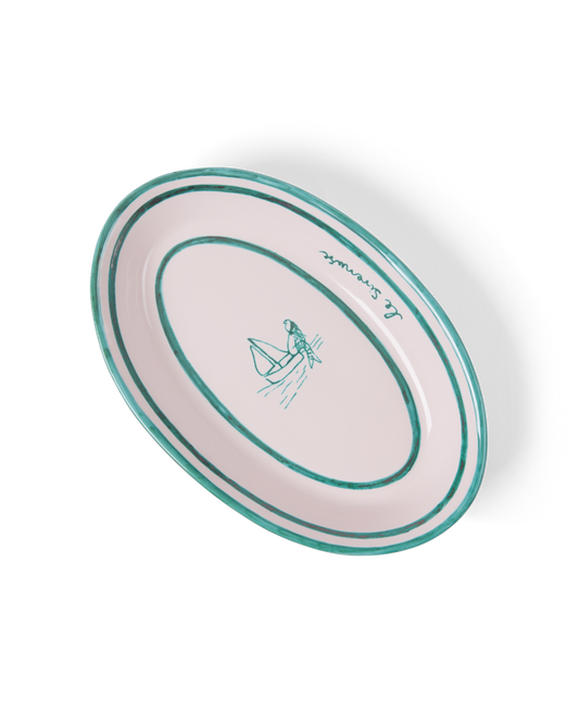 Large Siren Serving Plate