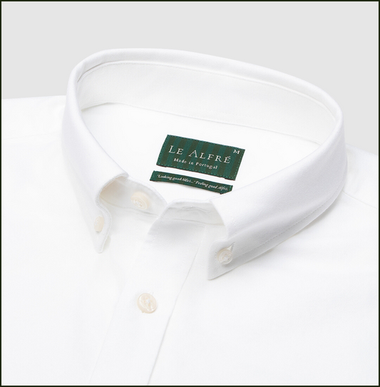Alfré White Classic Oxford Shirt