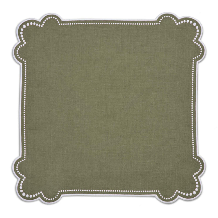 Seferî Pearl Napkin in Green