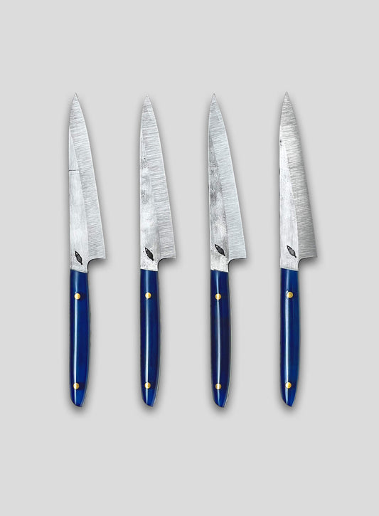 Table Knife Set in Blue
