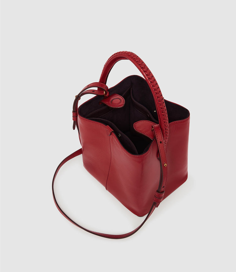Vérité Mini in Buttery Nappa Pomodoro