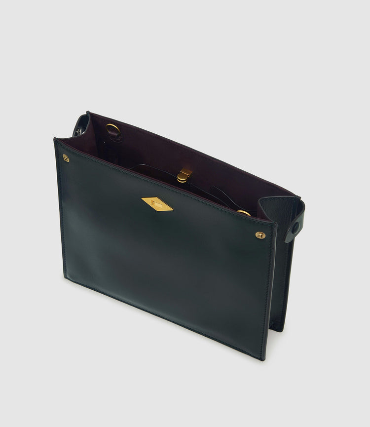Stowaway Crossbody in Buttery Nappa Foresta