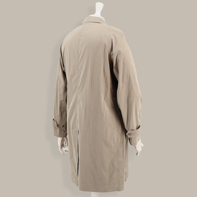 Regular Microfibre Raincoat In Dark Natural