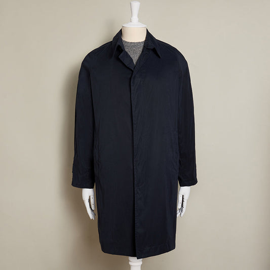Regular Microfibre Raincoat In Dark Navy